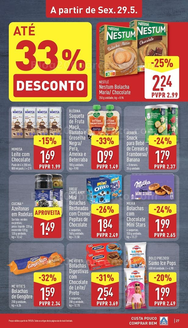 Antevisão Folheto ALDI Promoções de 25 a 31 maio